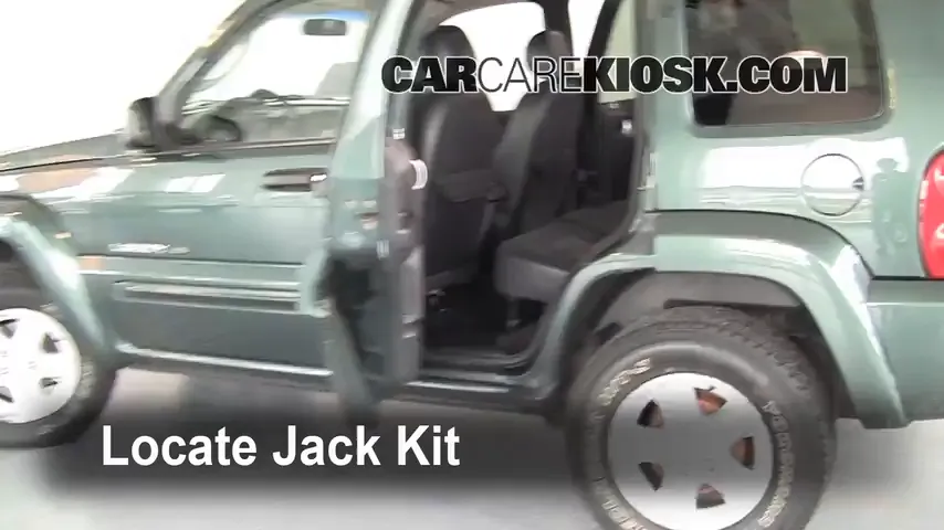 2002 Jeep Liberty Limited 3.7L V6 Tires & Wheels Change a Flat Tire
